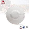 White Round porcelain dinner plates for hotel